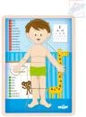 Woody DŘEVO Puzzle kluk naučná skládačka set 13 dílků s podložkou Woody DŘEVO Puzzle kluk naučná skládačka set 13 dílků s podložkou