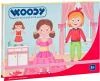 Woody DŘEVO Puzzle skládačka magnetické tvary 39ks Módní salon Woody DŘEVO Puzzle skládačka magnetické tvary 39ks Módní salon