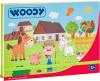Woody DŘEVO Puzzle skládačka magnetické tvary 64ks Statek Woody DŘEVO Puzzle skládačka magnetické tvary 64ks Statek