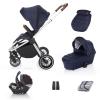 Zopa SET kočárek Move+ korba+adaptéry+autosedačka Sky Blue/Silver