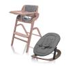 Zopa Set židlička Inspira + novorozenecký set + houpací základna Candy Pink