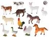 Zvířátko domácí farma 8cm plastová figurka zvířátko 12 druhů