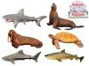 Zvířátko mořské 9-15cm plastová figurka zvířátko 6 druhů Zvířátko mořské 9-15cm plastová figurka zvířátko 6 druhů