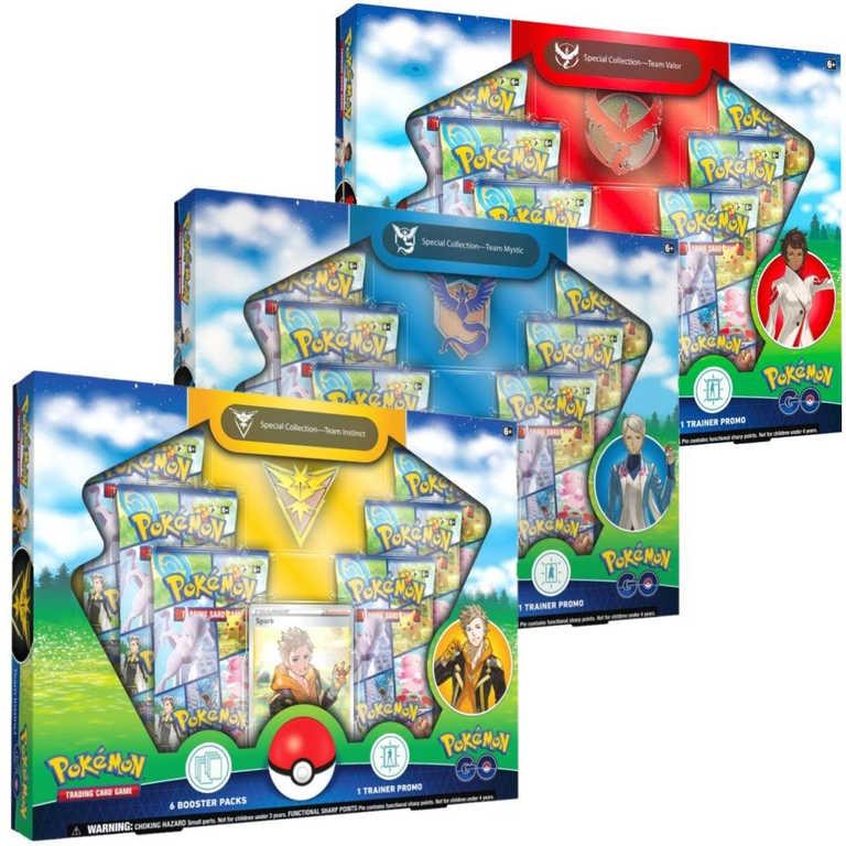 Hra Pokémon TCG: GO Special Collection 6x booster s odznakem a doplňky