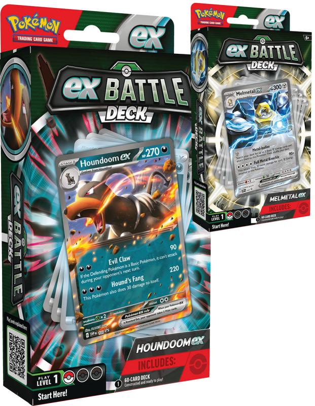 Hra Pokémon TCG: Houndoom / Melmetal ex Battle Deck 60 karet s doplňky 2 druhy