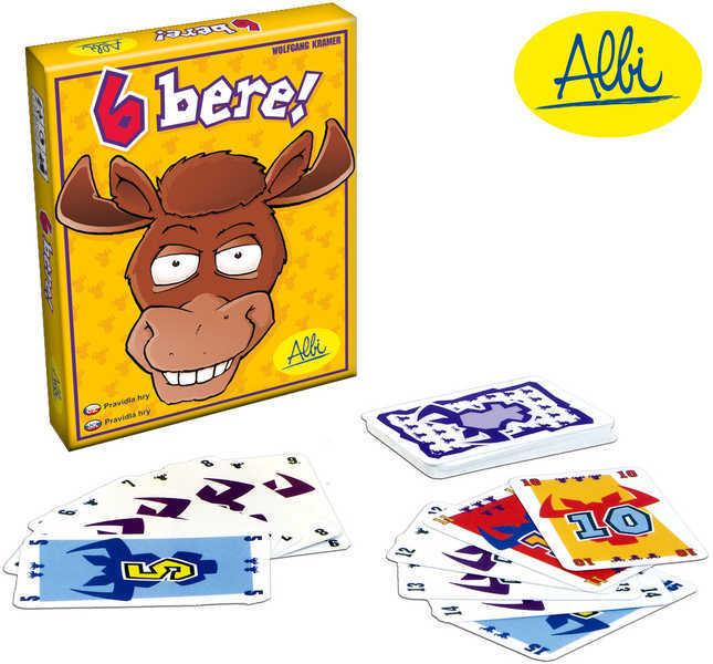Albi HRA 6 Bere! Šestka Karetní hra (společenská hra)