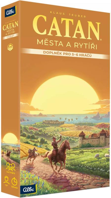 Albi HRA Catan Města a rytíři rozšíření pro 5-6 hráčů (společenská hra)