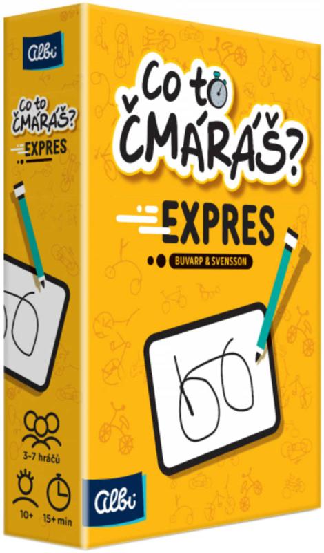 Albi HRA Co to čmáráš? Expres (společenská hra)