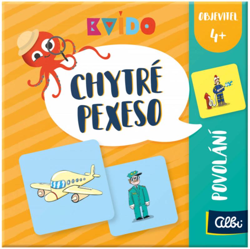 Albi HRA Kvído Chytré pexeso Povolání (společenská hra)