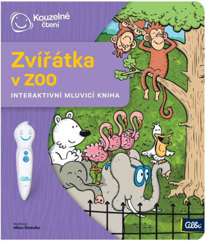 Albi Kouzelné čtení Kniha interaktivní Zvířátka v ZOO