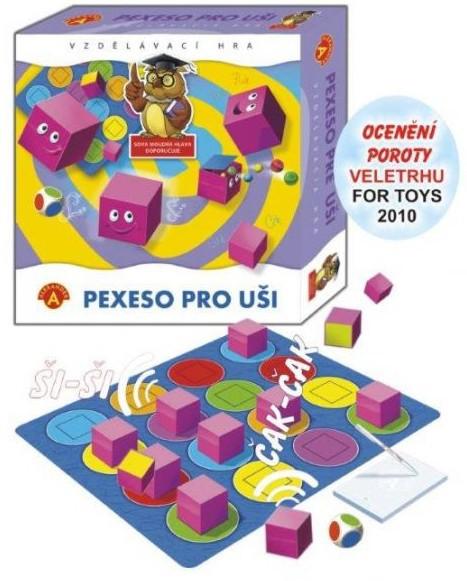 Alexander Hra PEXESO PRO UŠI v krabici (společenská hra)