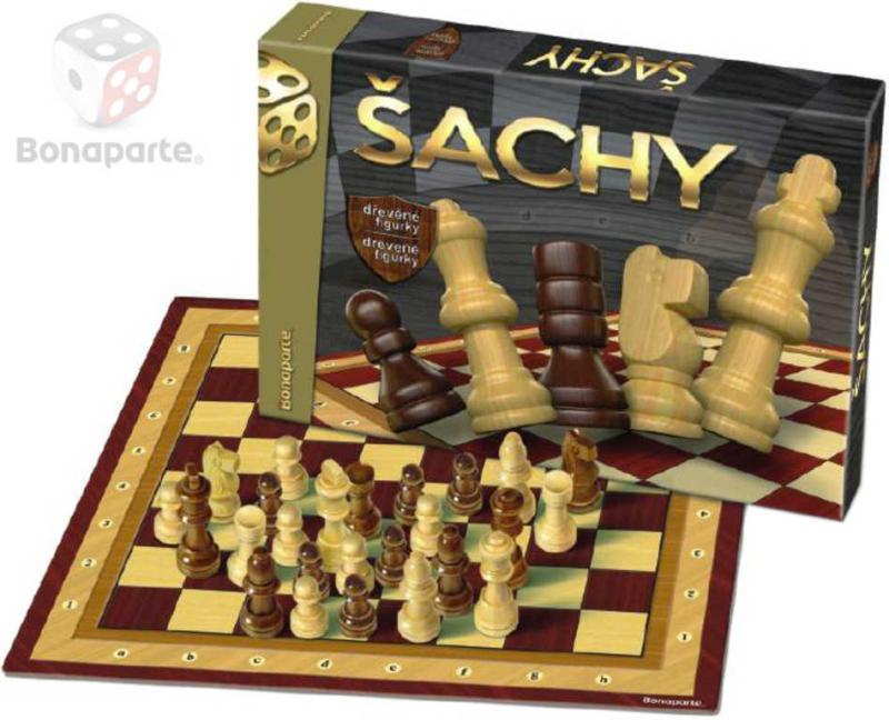 Bonaparte Hra Šachy v krabici (dřevěná hračka)