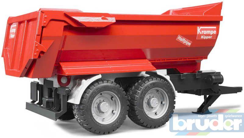 Bruder 02225 (2225) Sklápěcí vůz Krampe vlečka PLAST