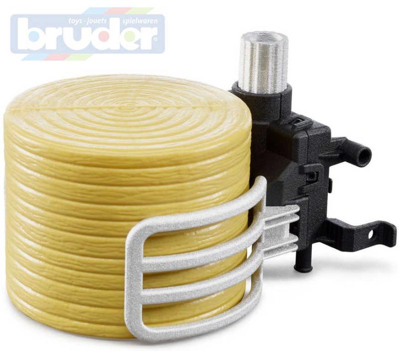 Bruder 02332 Set kleště na balíky + balík slámy k čelním nakladačům 1:16 plast