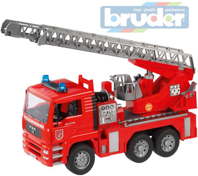 Bruder 02771 (2771) Nákladní auto MAN - požární žebřík + maják
