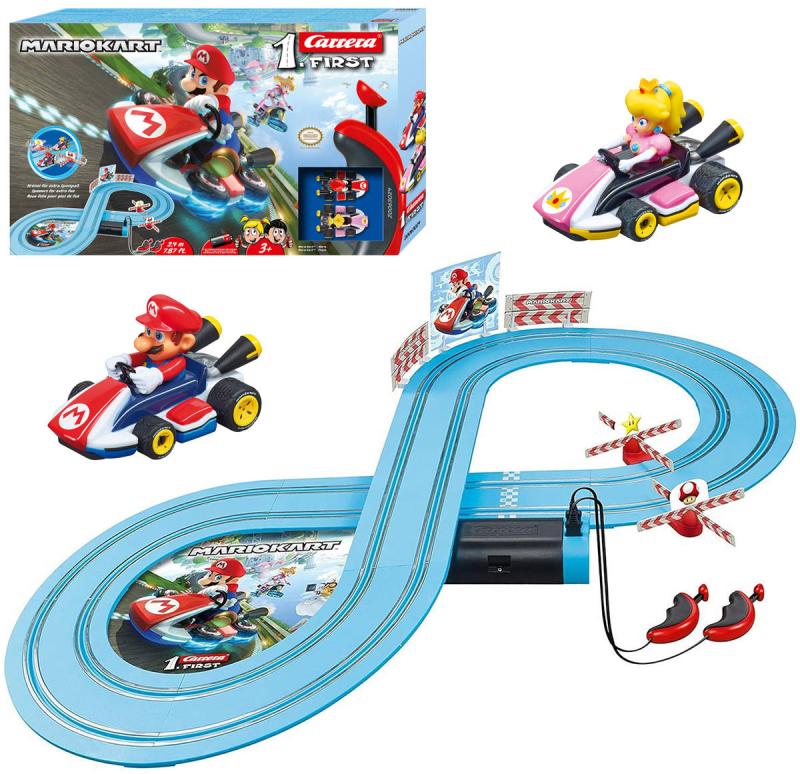Carrera Autodráha First Super Mario Nintendo 2,4m 93x45cm na baterie
