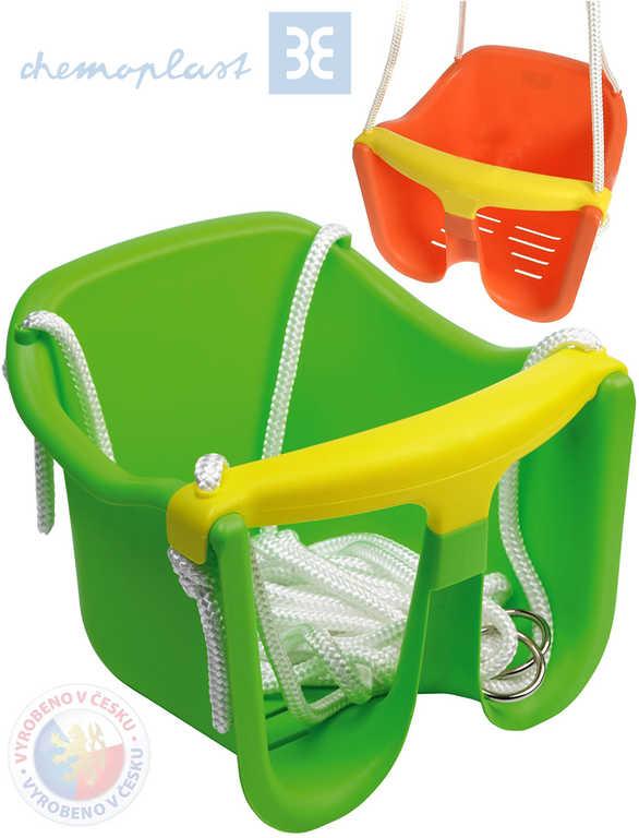 Chemoplast Baby houpačka závěsná skořepina se zábranou 4 barvy plast