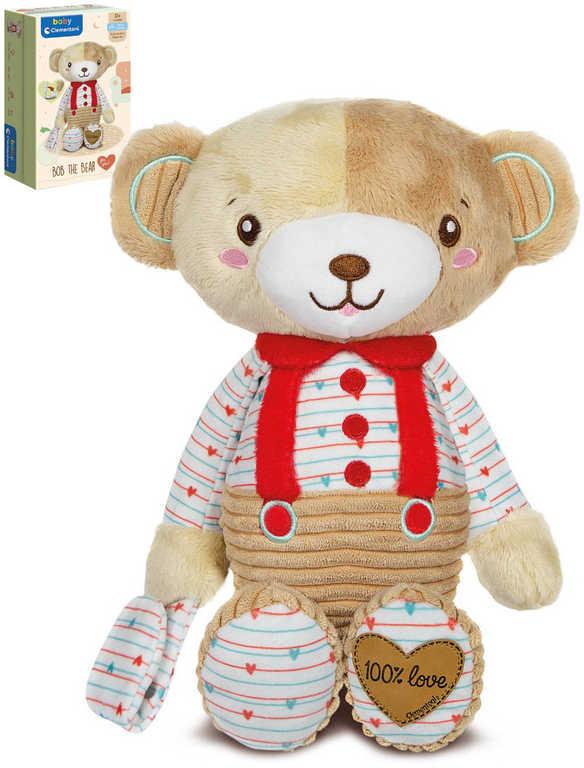 Clementoni Baby Můj první plyšák medvídek Bob 28cm (plyšová hračka)