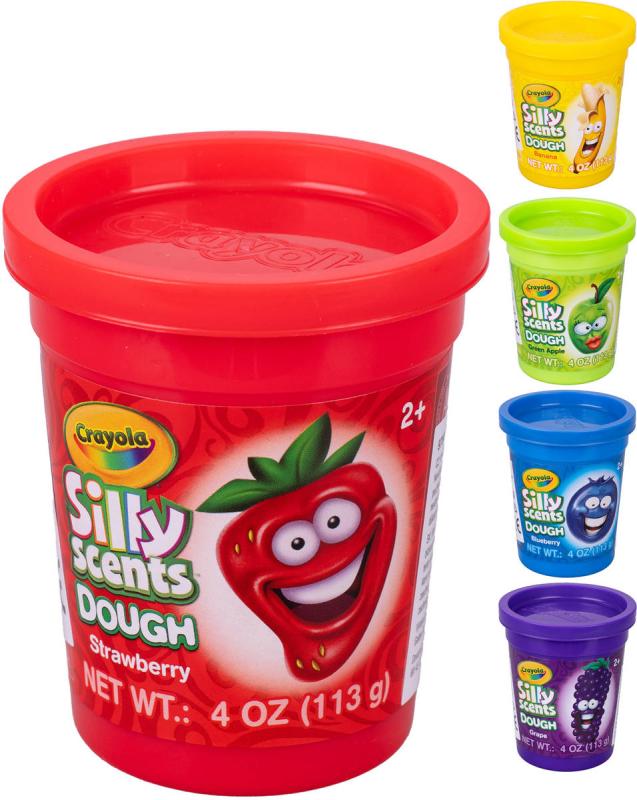 CRAYOLA Tvarovací hmota vonící ovoce 113g v kelímku 5 druhů