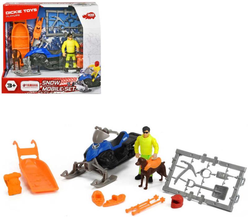 Dickie Skútr záchranářský Yamaha Phazer X-TX set s figurkou a doplňky