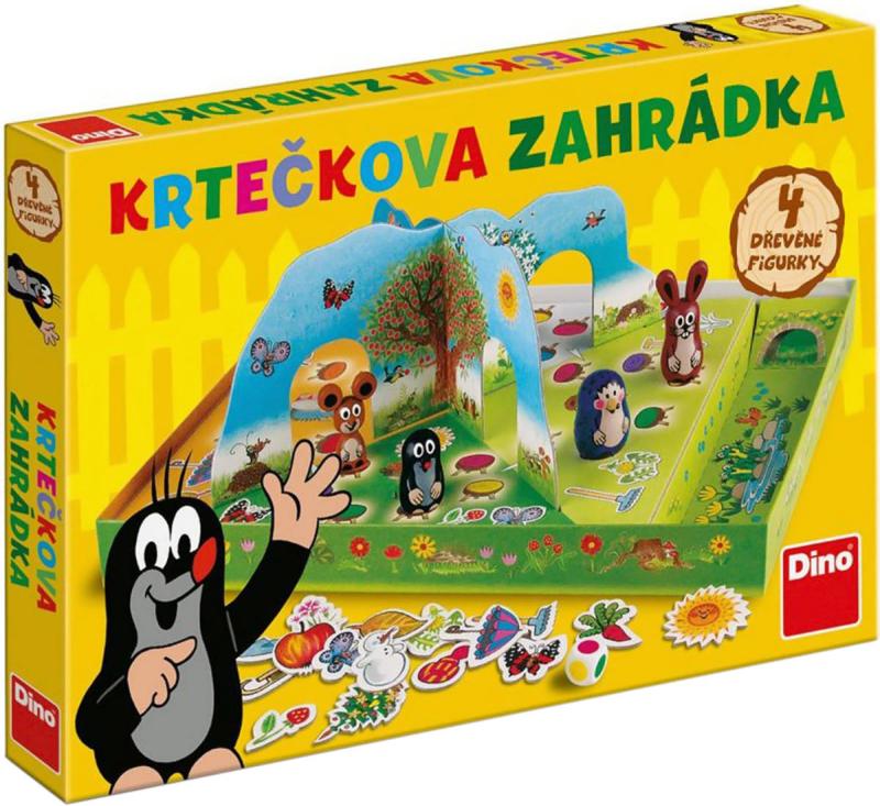 Dino Hra Krtečkova zahrádka 3D Krtek (Krteček) (společenská hra)