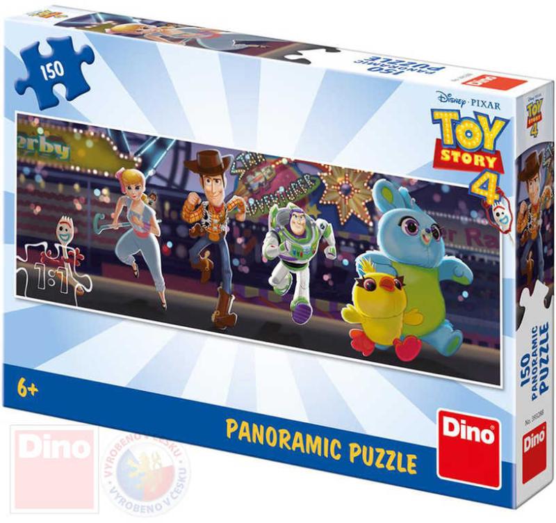 Dino Puzzle panoramatické 66x23cm Toy Story 4 150 dílků v krabici