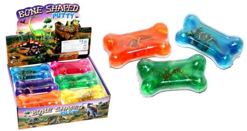 Dinosaurus v kosti - tvarovací hmota 6 barev