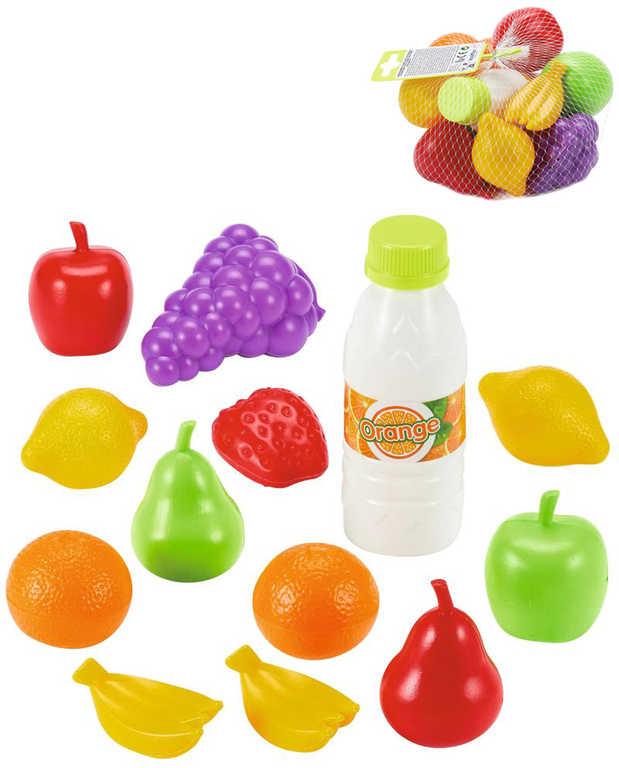 Ecoiffier Baby ovoce a zelenina v síťce makety potravin set 13ks plast