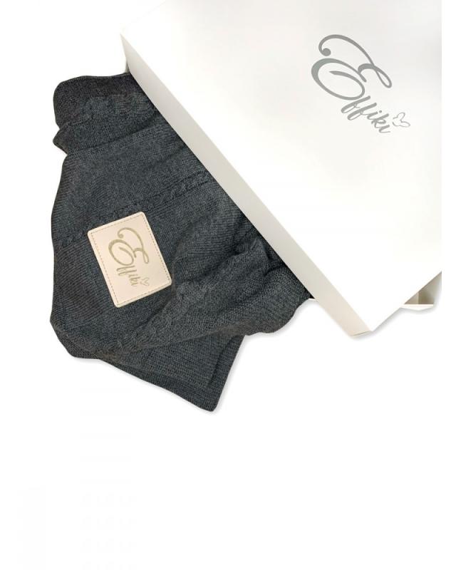 Effiki Deka z organické bavlny Dark Gray
