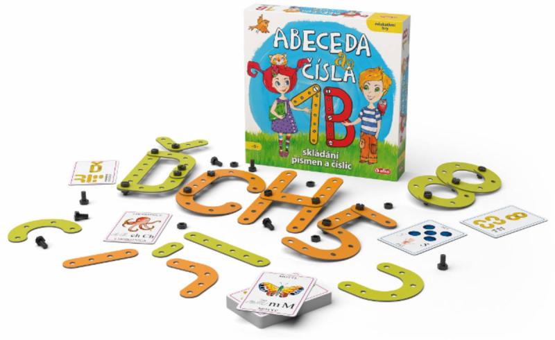 Efko Hra Abeceda a čísla Vzdělávací soubor her (společenská hra)