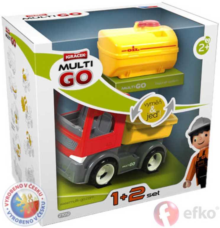 Efko IGRÁČEK MultiGO 1+2 Cisterna set s doplňky v krabičce