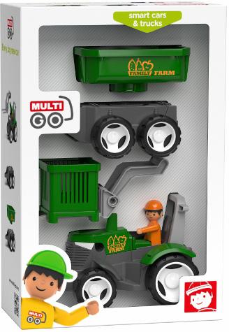 Efko IGRÁČEK MultiGO FARM set 2+1 figurka Igráček Farmář s traktorem
