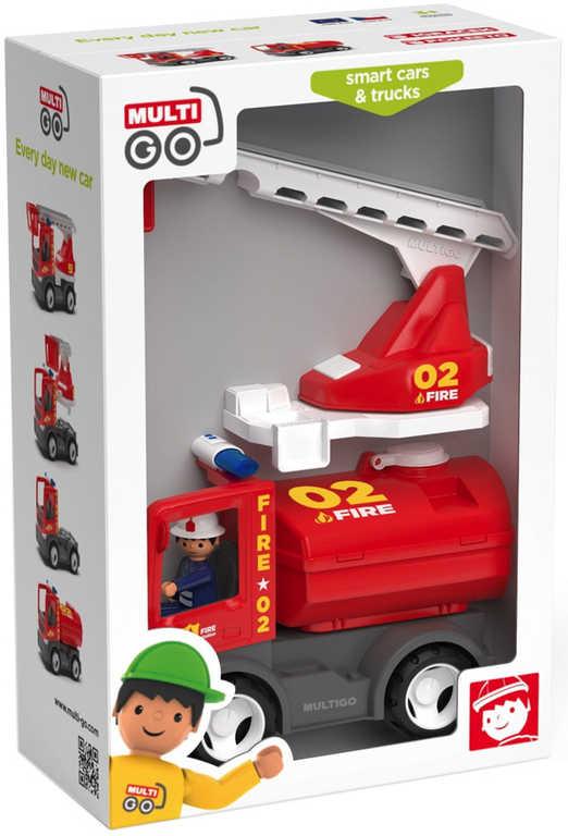 Efko IGRÁČEK MultiGO FIRE set 2+1 figurka Igráček Hasič s autem