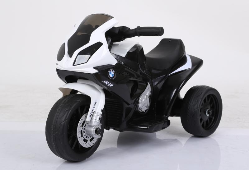 ELJET Dětská elektrická trojkolka BMW S1000 RR černá/black POUZE Černá (VÝPRODEJ)
