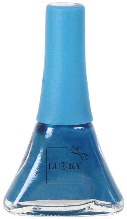 EP line LUKKY Lak na nehty Lollipopz dětský Modrý slupovací 5,5ml na kartě