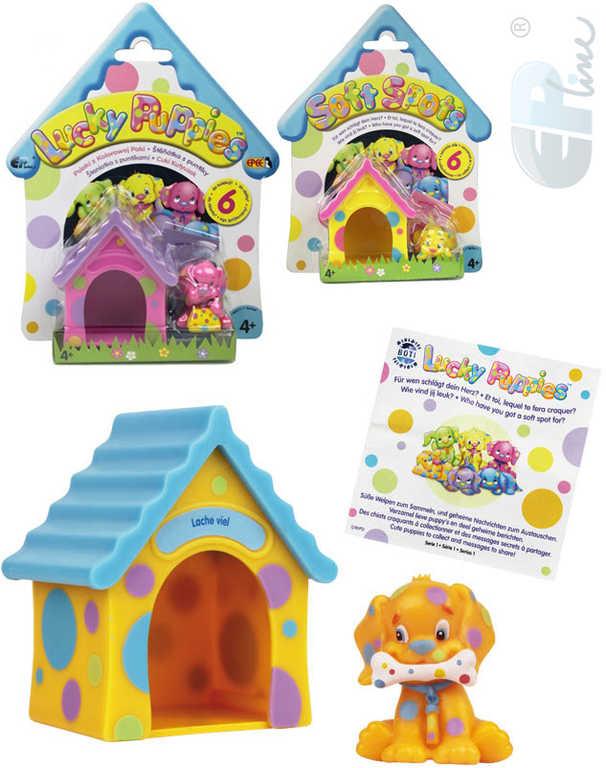 EP line Štěňátko Lucky Puppies set s boudičkou a letáčkem 6 druhů v sáčku plast