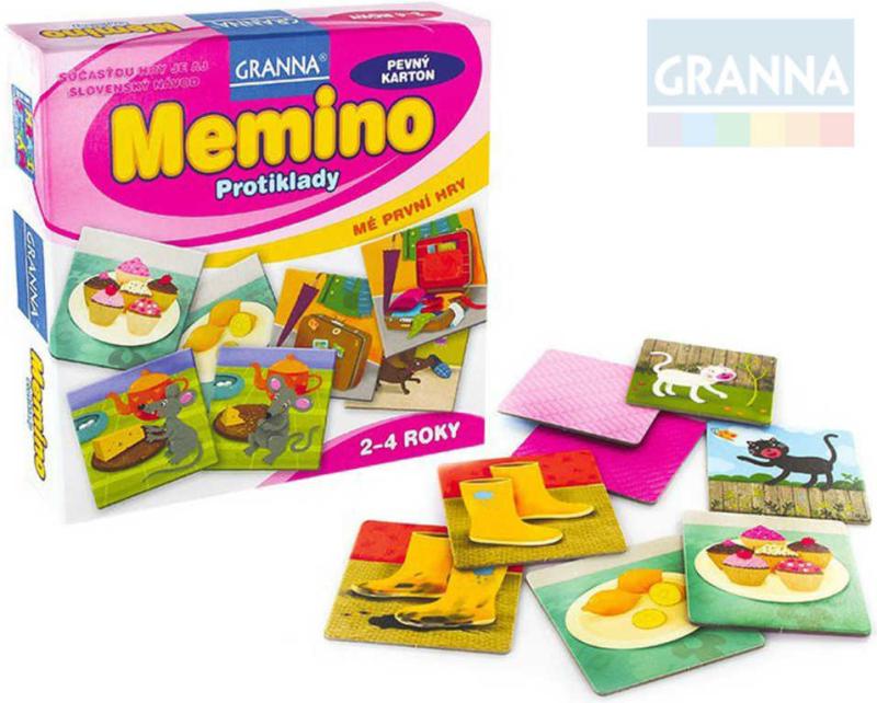 Granna Hra Memino protiklady (společenská hra)