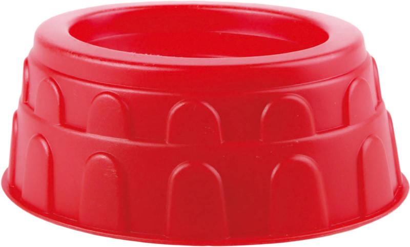 Hape Bábovka Coloseum červená baby formička na písek plast