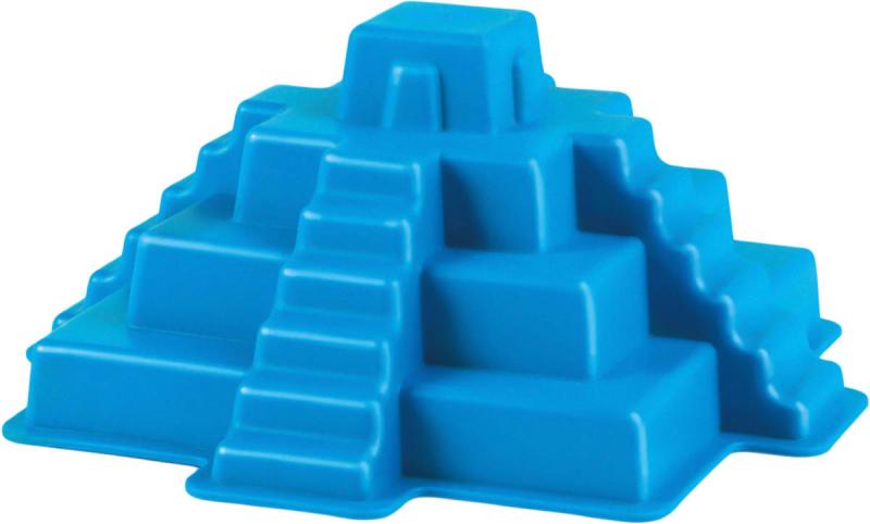 Hape Bábovka Májská pyramida modrá baby formička na písek plast