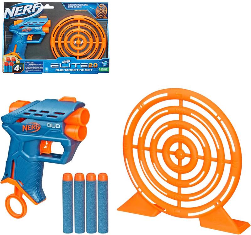 Hasbro NERF Elite 2.0 Duo Targeting Set blaster s terčem + 4 šipky