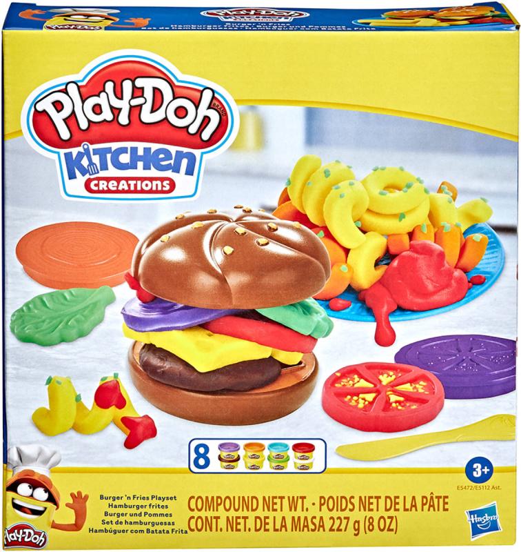 Hasbro PLAY-DOH Hamburger kreativní set modelína s nástroji