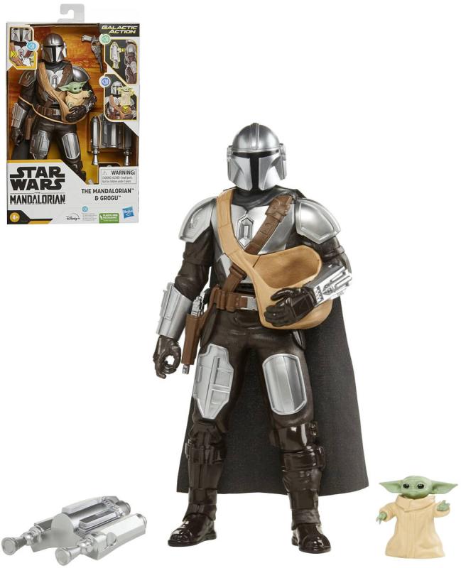 Hasbro STAR WARS Mandalorian a Grogu interaktivní na baterie Světlo Zvuk