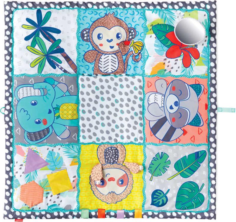 Infantino Baby deka hrací MAXI senzorická 122x122cm pro miminko
