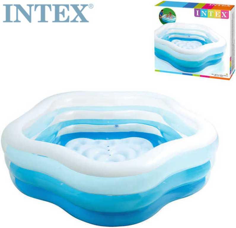 Intex Bazén nafukovací pětiúhelník 185x180cm 56495