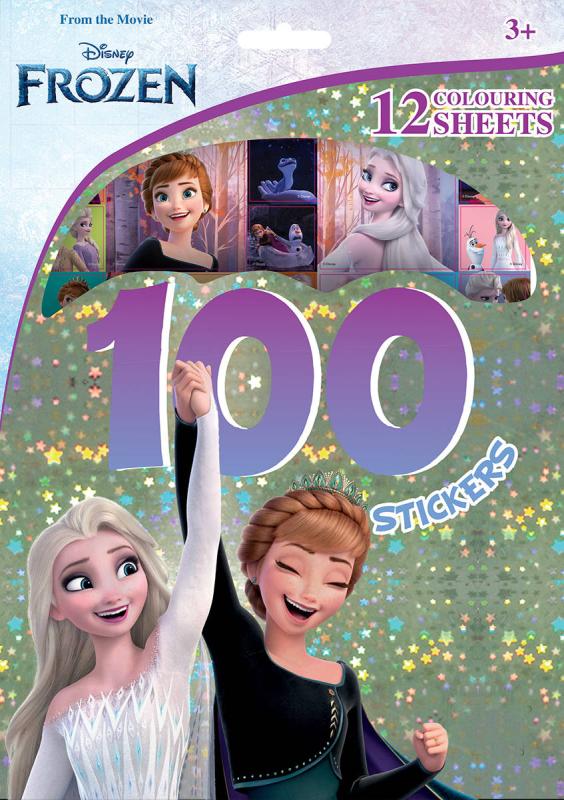 Jiri Models 100 samolepek + omalovánky Frozen (Ledové království)