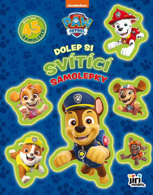 Jiri Models Dolep si svítící samolepky Tlapková Patrola