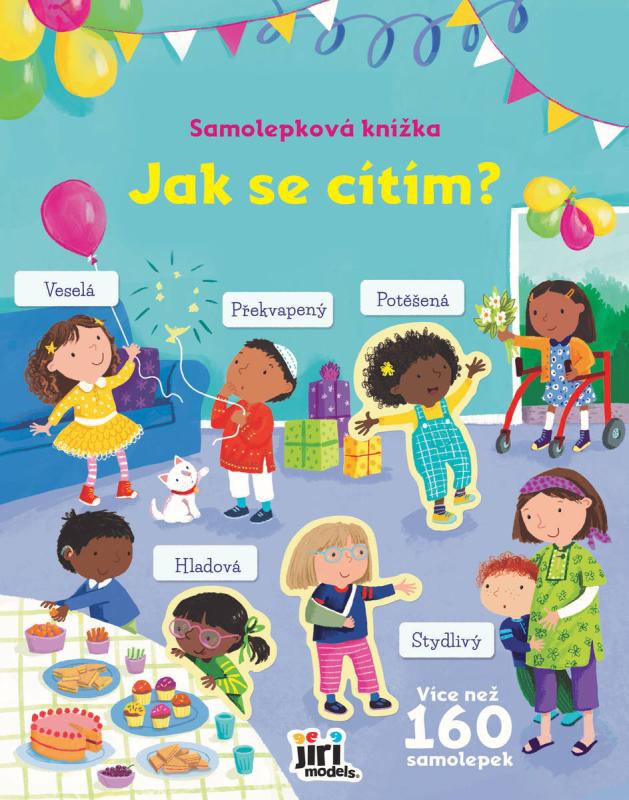 Jiri Models Knížka samolepková Jak se cítím? 160+ samolepek