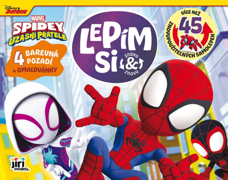 Jiri Models Lepím si znovu Spidey a jeho úžasní přátelé zábava se samolepkami