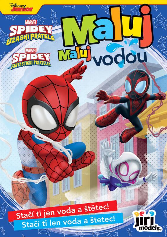 Jiri Models Maluj vodou Spidey a jeho úžasní přátelé A5 omalovánky