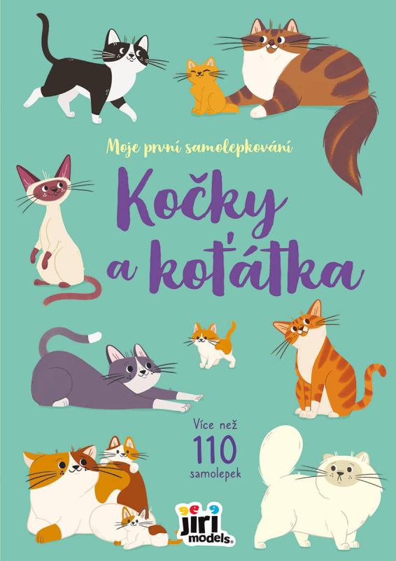 Jiri Models Moje první samolepkování 110+ Kočky a Koťátka